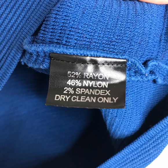 Timo Weiland Blue Ribbed Short Sleeve Crop Top - Picture 6 of 6